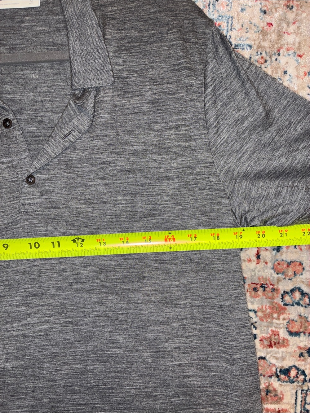 Icebreaker Grey Merino Short-Sleeve Polo - Picture 6 of 7
